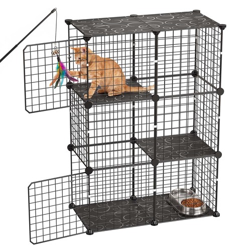 Uimoso katzenkäfig etagen - katzenkäfig, 3-etagen
