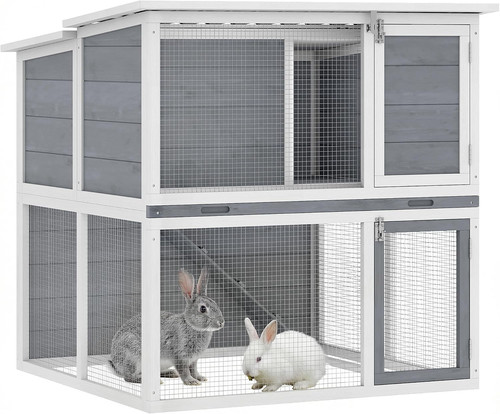 Pawhut hasenstall etagen - pawhut, 2