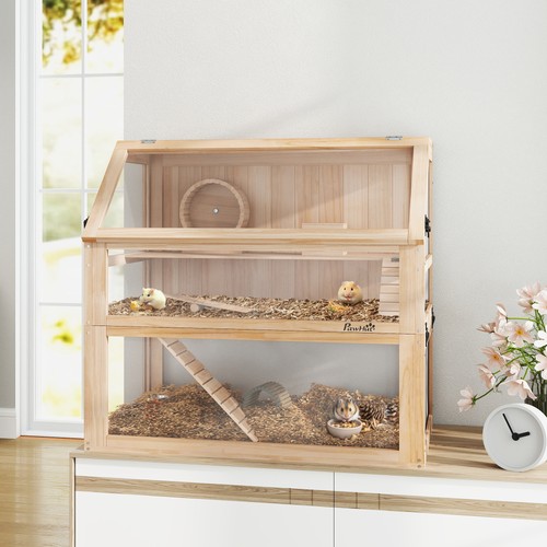 Pawhut hamsterkäfig aus - pawhut,
