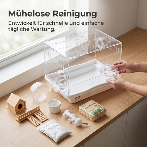 Hamsterkäfig mit zubehör - mit,