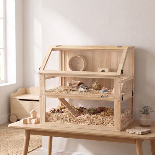 Hamsterkäfig aus holz - holz, 3